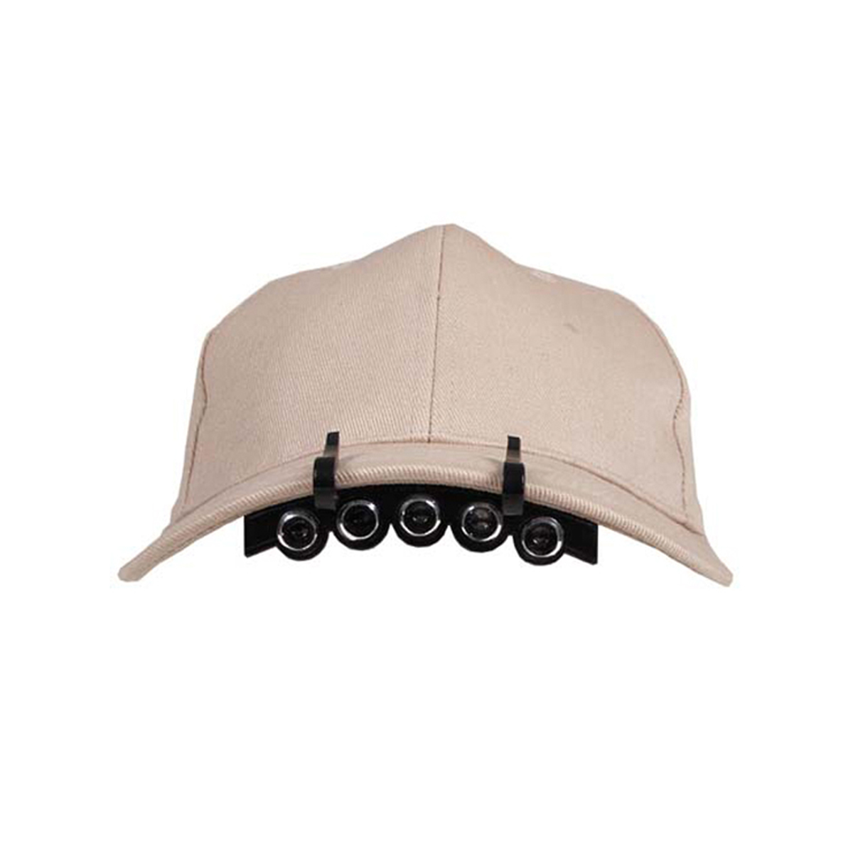 Fox Outdoor "Cap Light" mit 5x LED, incl. 2 Ersatz Knopfzellen